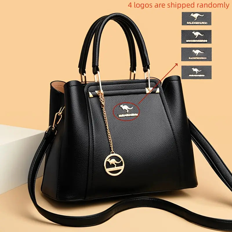 Elegant Women's Synthetic Leather Handbag