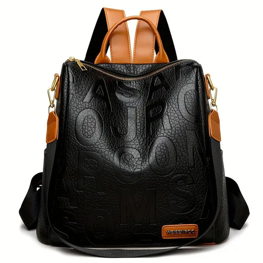 Stylish Black Backpack for Women