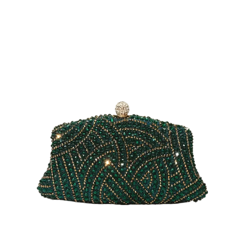 Elegant Velvet Evening Clutch,