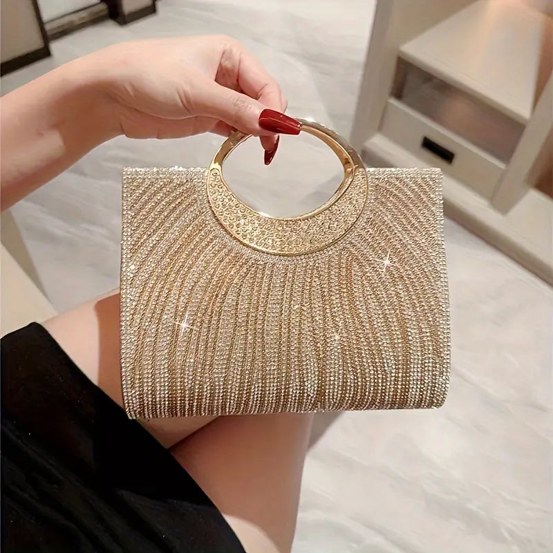 Fashion Clutch Bag with Magnetic Closure,