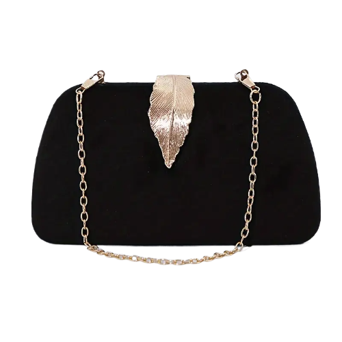 Elegant Velvet Evening Clutch,