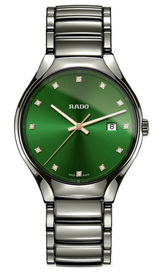 Rado Unisex Green Chronograph Ceramic Watch