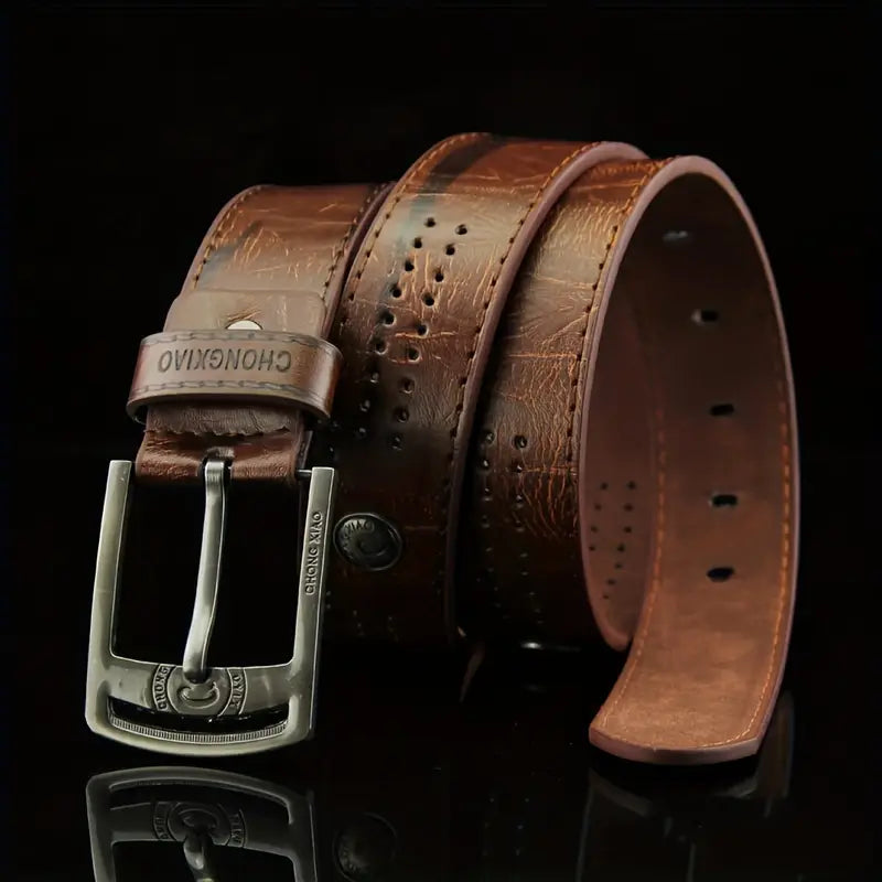 Casual Men's Belt, Western Cowboy Belt,