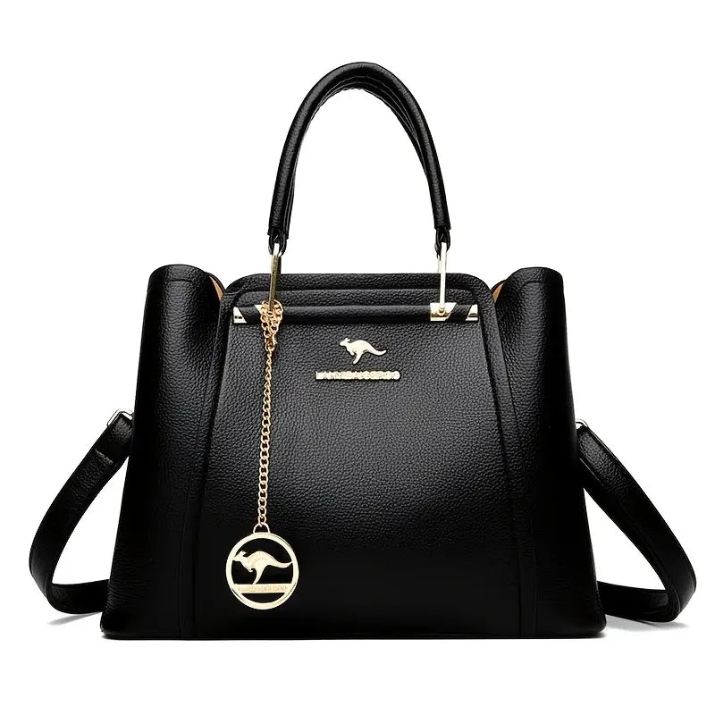 Elegant Women's Synthetic Leather Handbag