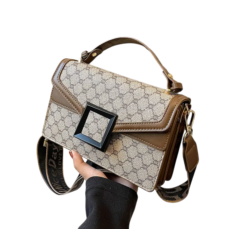 Classic Retro Pattern Mini Square Shoulder Bag