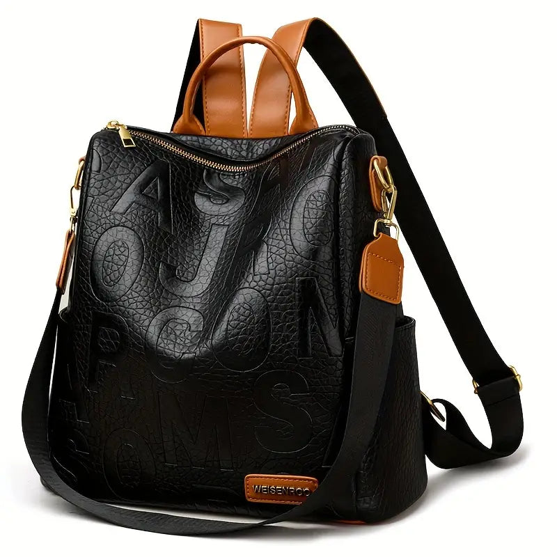 Stylish Black Backpack for Women